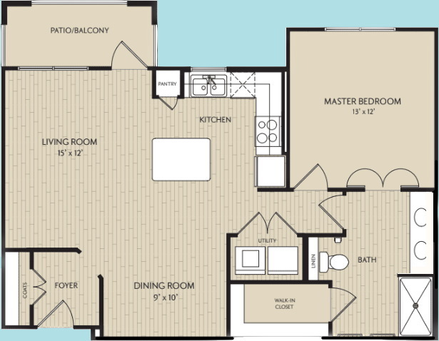 Diagram of Blanco Floor Plan