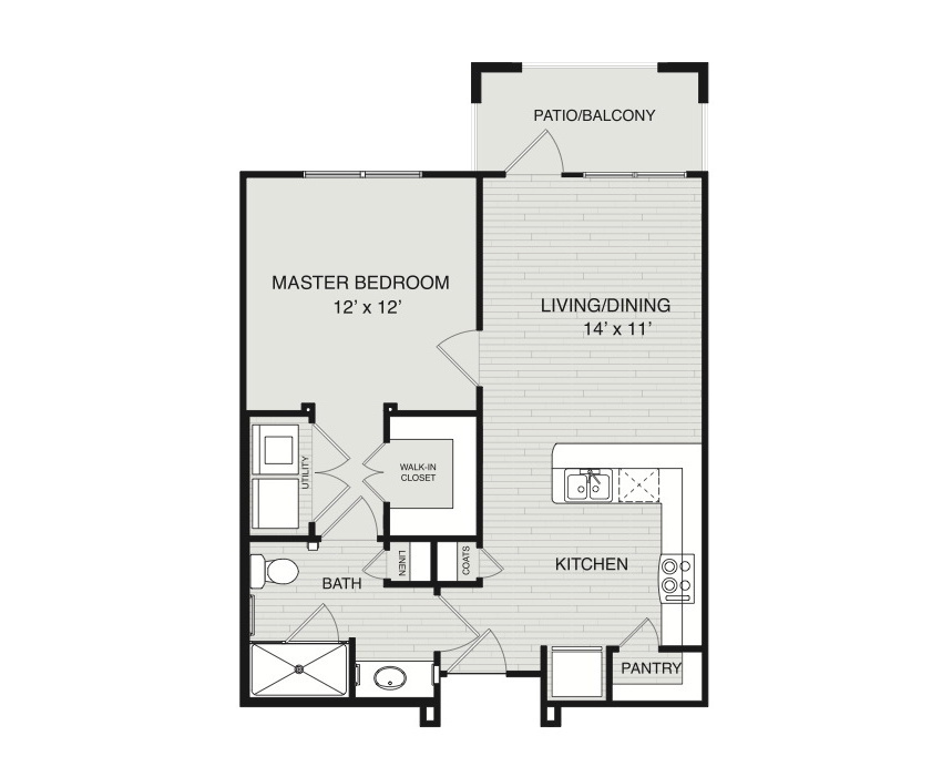 Diagram of Brazos Floor Plan