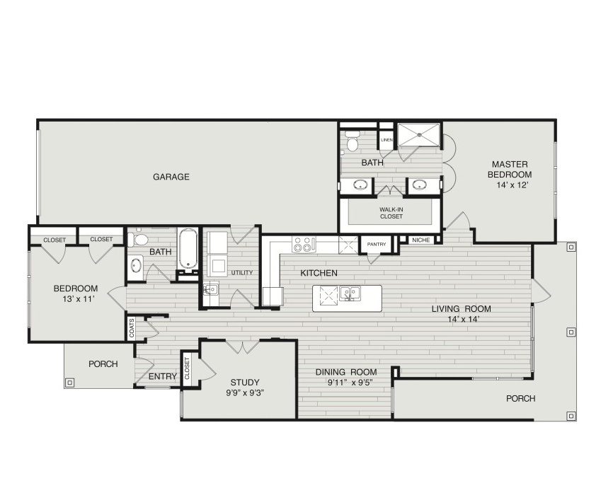 Diagram of Frio Floor Plan